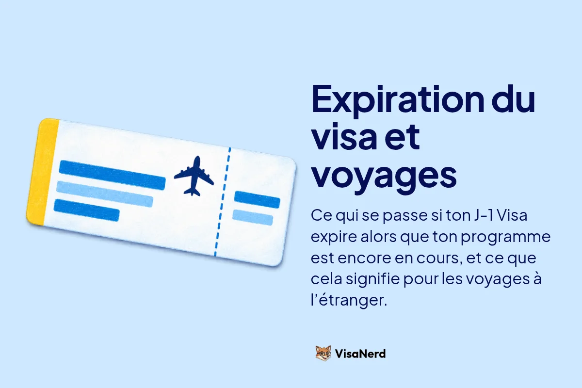 Expiration du visa et voyages: Ce qui se passe si ton J-1 Visa expire alors que ton programme est encore en cours, et ce que cela signifie pour les voyages à l’étranger.