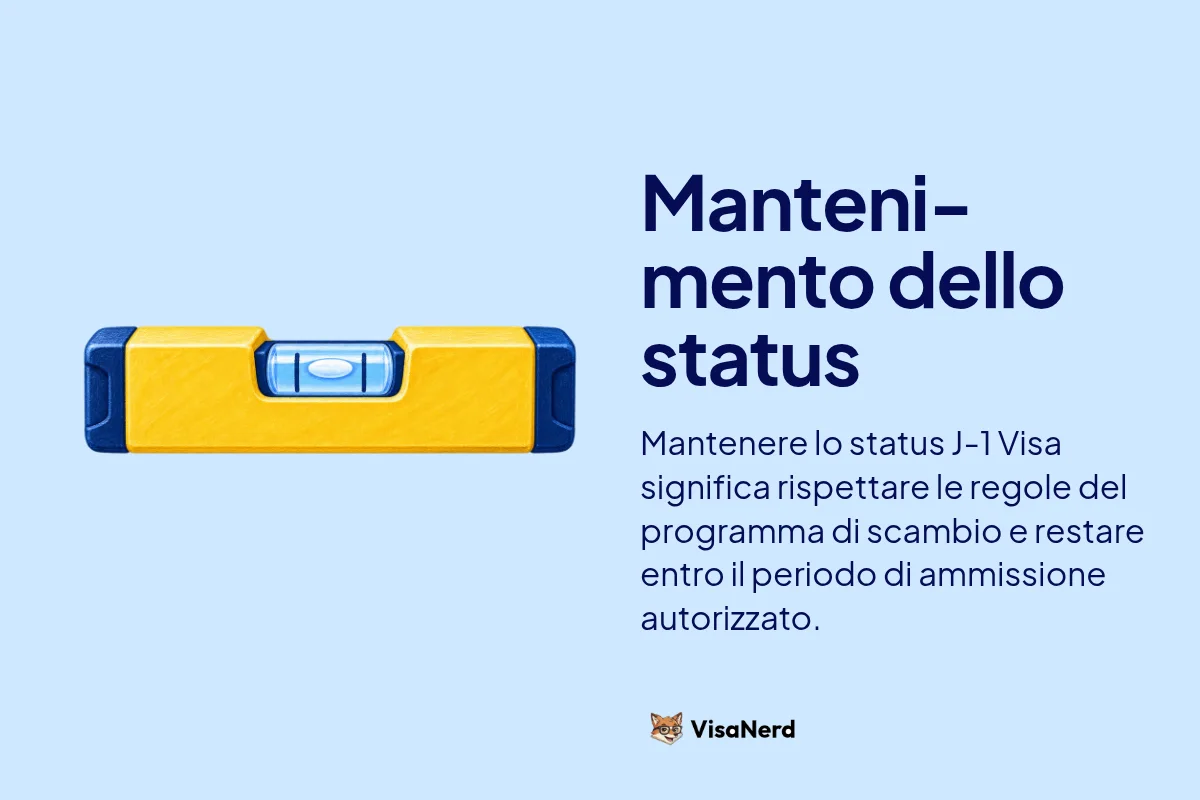 Mantenimento dello status: Mantenere lo status J-1 Visa significa rispettare le regole del programma di scambio e restare entro il periodo di ammissione autorizzato.