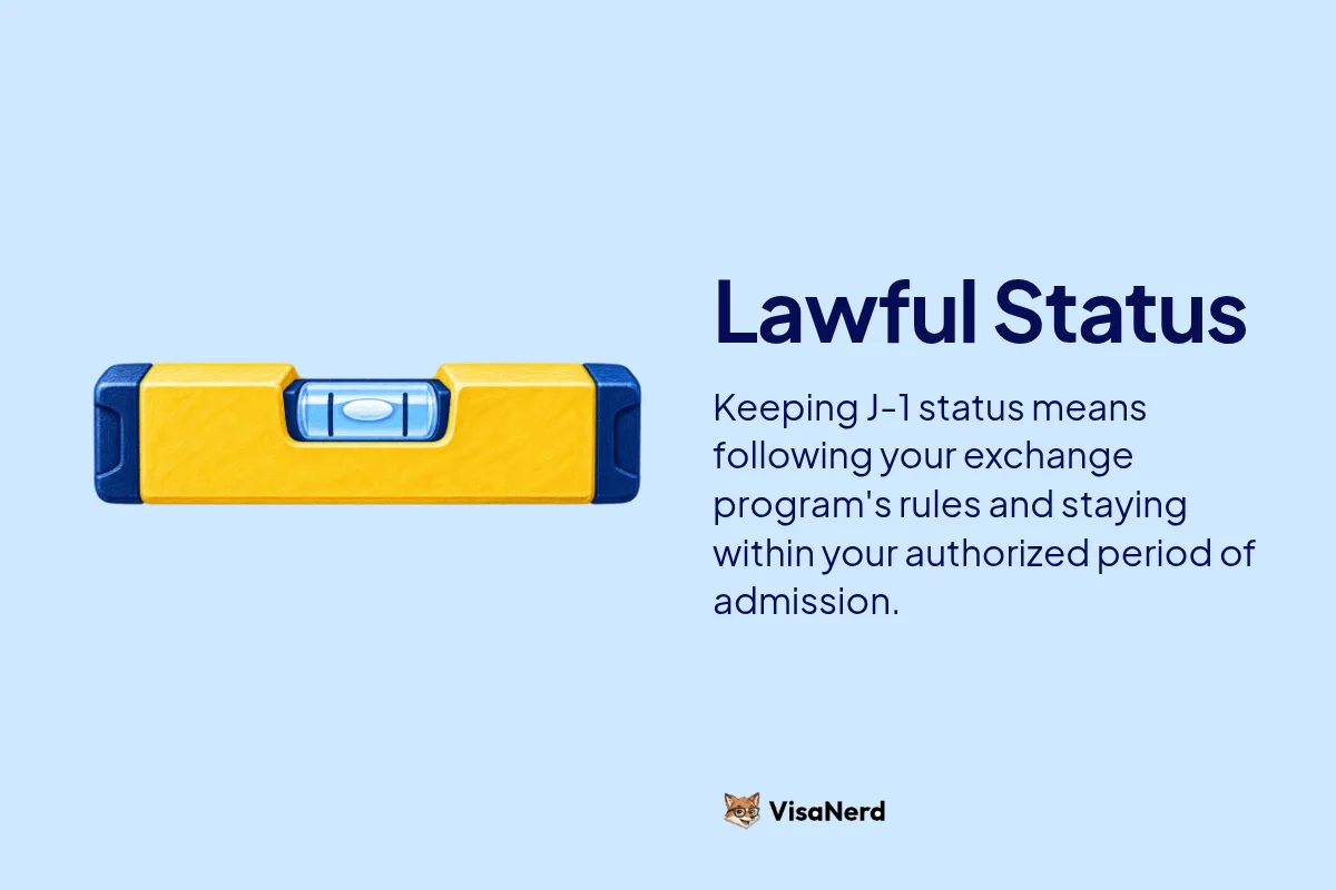 Lawful Status: Keeping J-1 status means following your exchange program's rules and staying within your authorized period of admission.